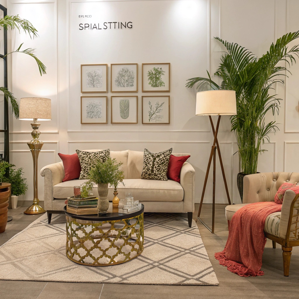 Material textures in context